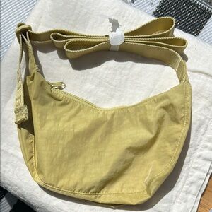 Baggu Small Nylon Butter Yellow Bag